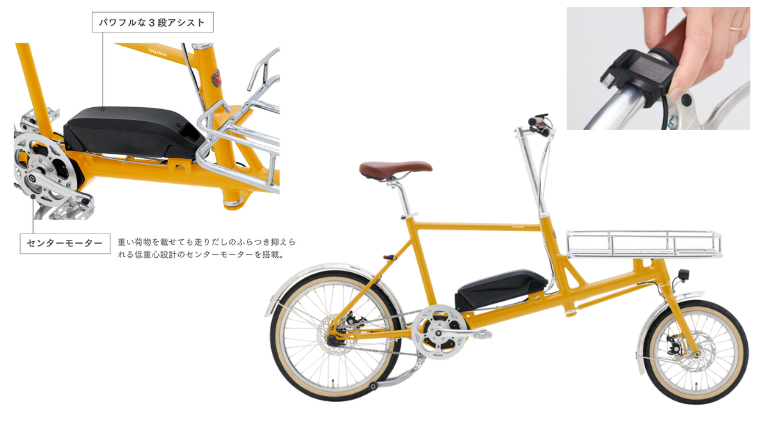 低重心センターモーターで「ふらつき」を徹底抑制したトーキョーバイクポーター
