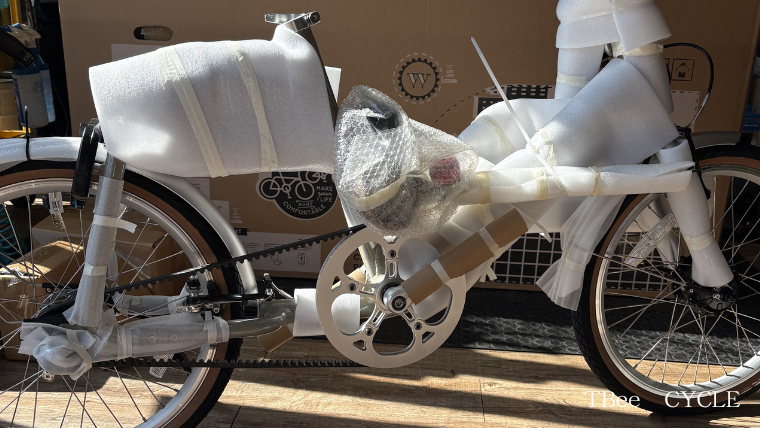 wimo COOZY Lightの箱から出した梱包状態